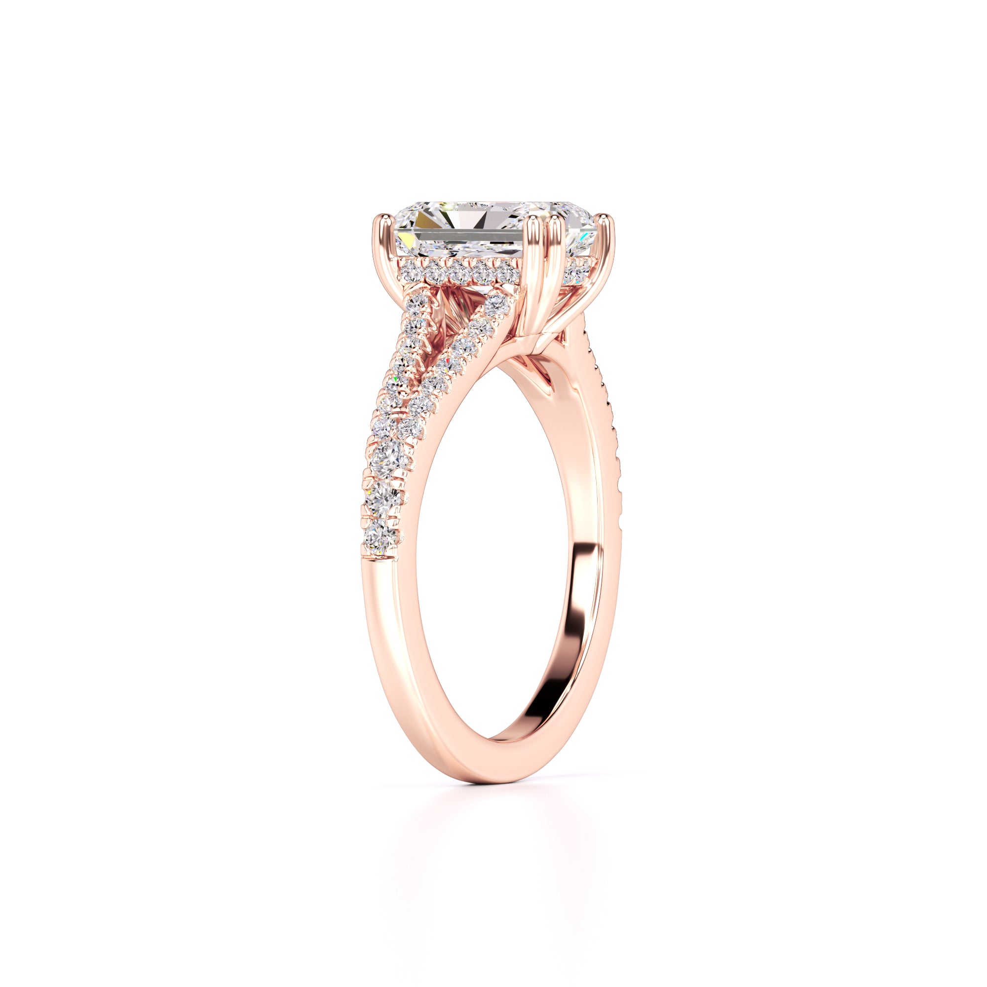 Juliana Lab Grown Diamond Ring | Rose Gold | 3