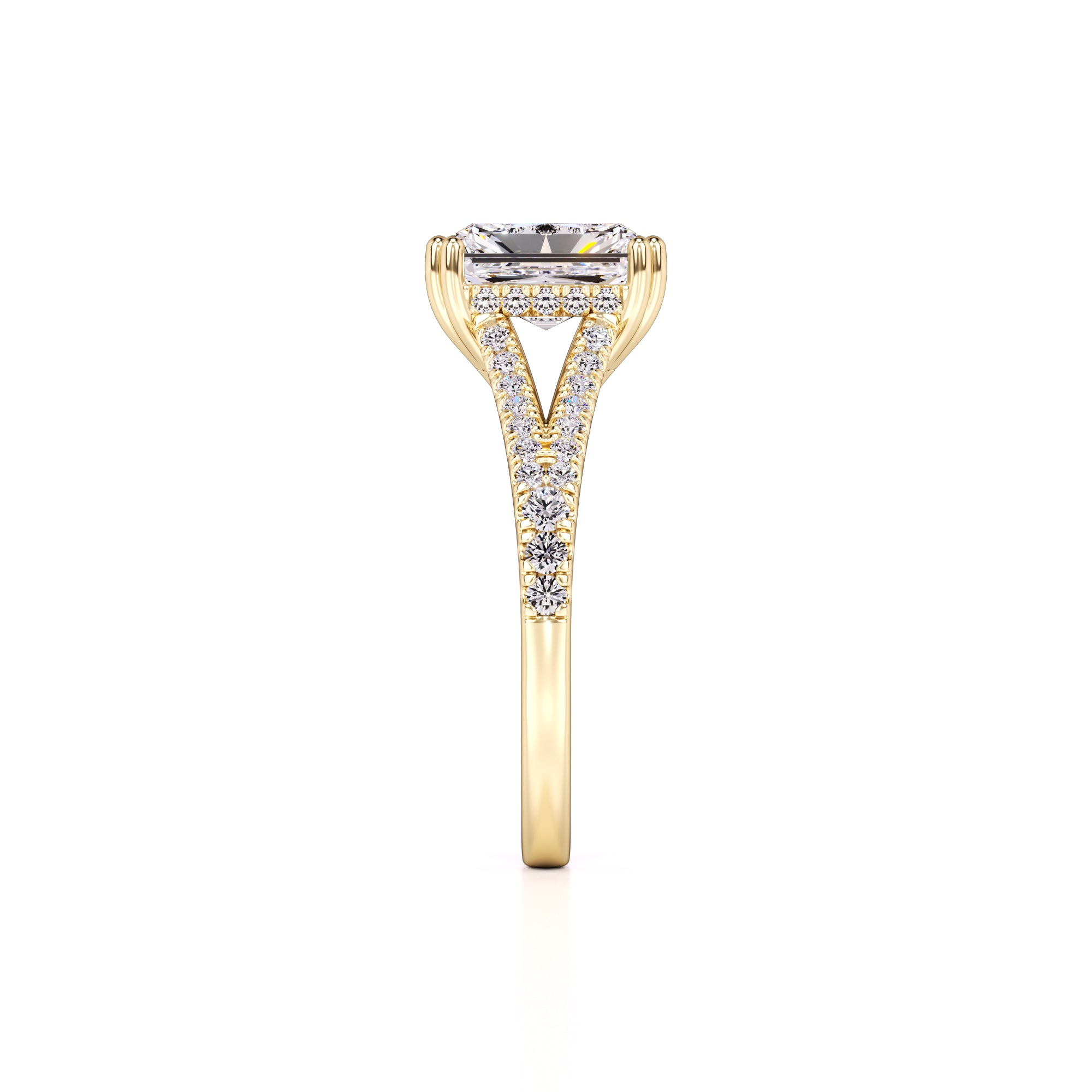 Juliana Lab Grown Diamond Ring | Yellow Gold | 4