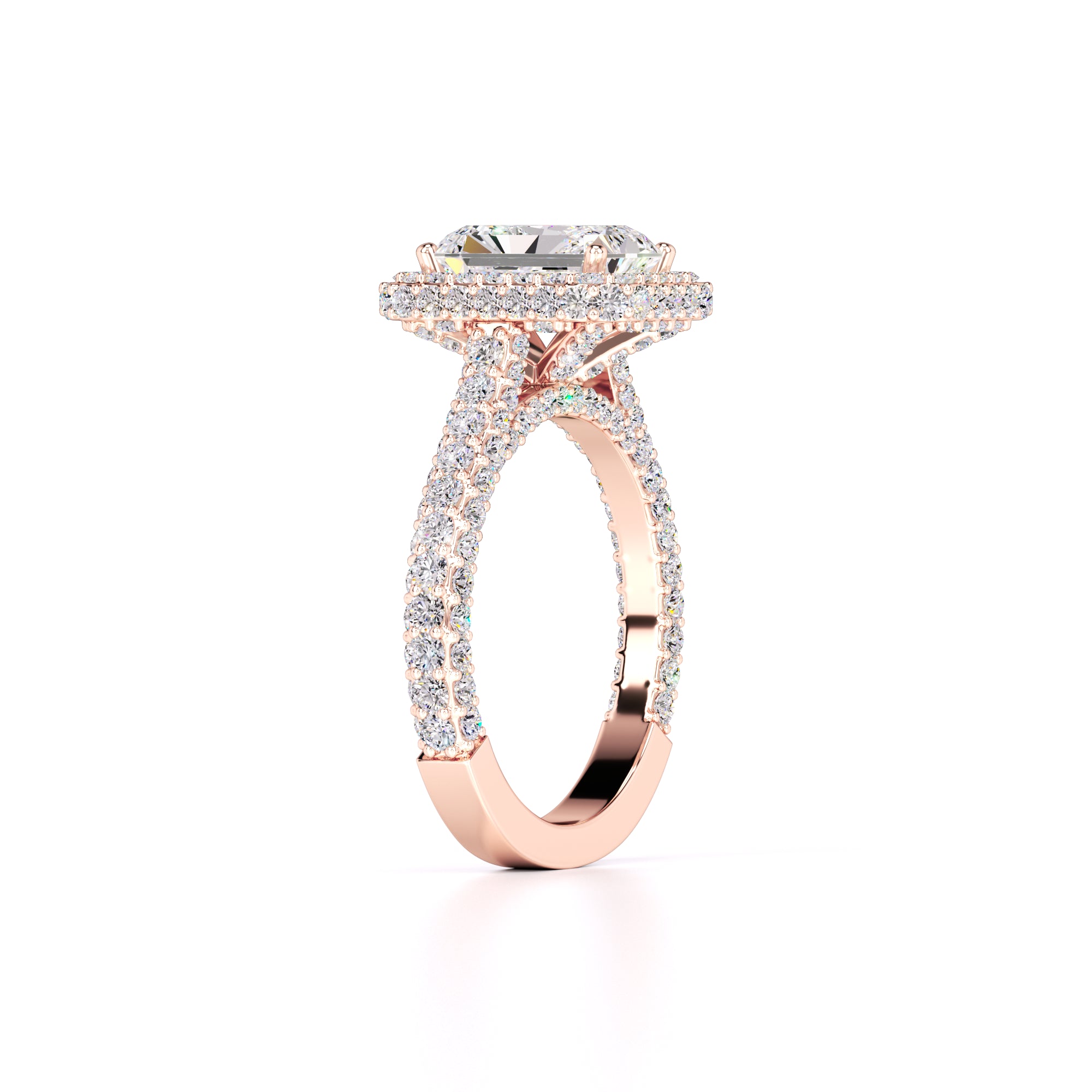 Leila Lab Grown Diamond Ring | Rose Gold | 3