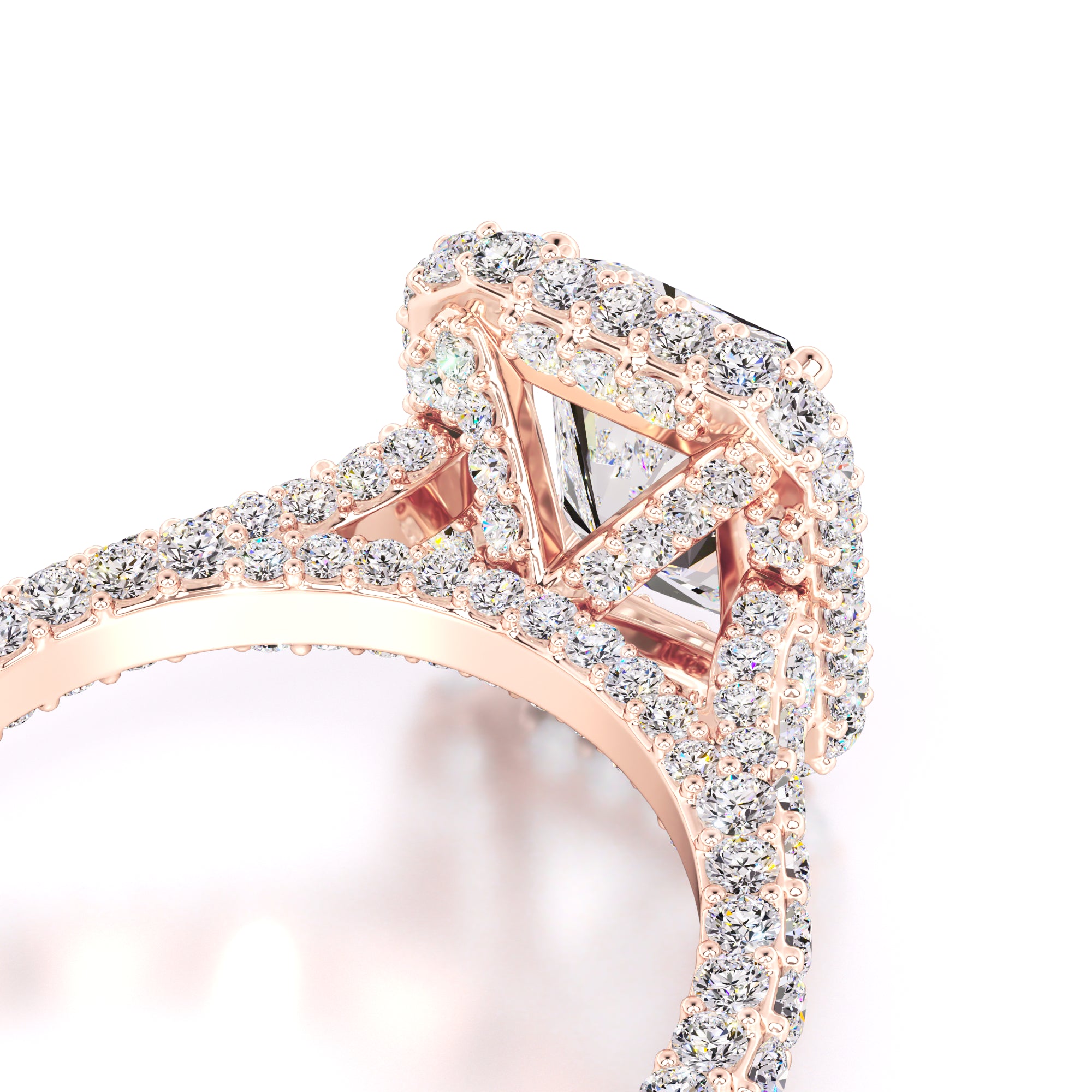Leila Lab Grown Diamond Ring | Rose Gold | 2