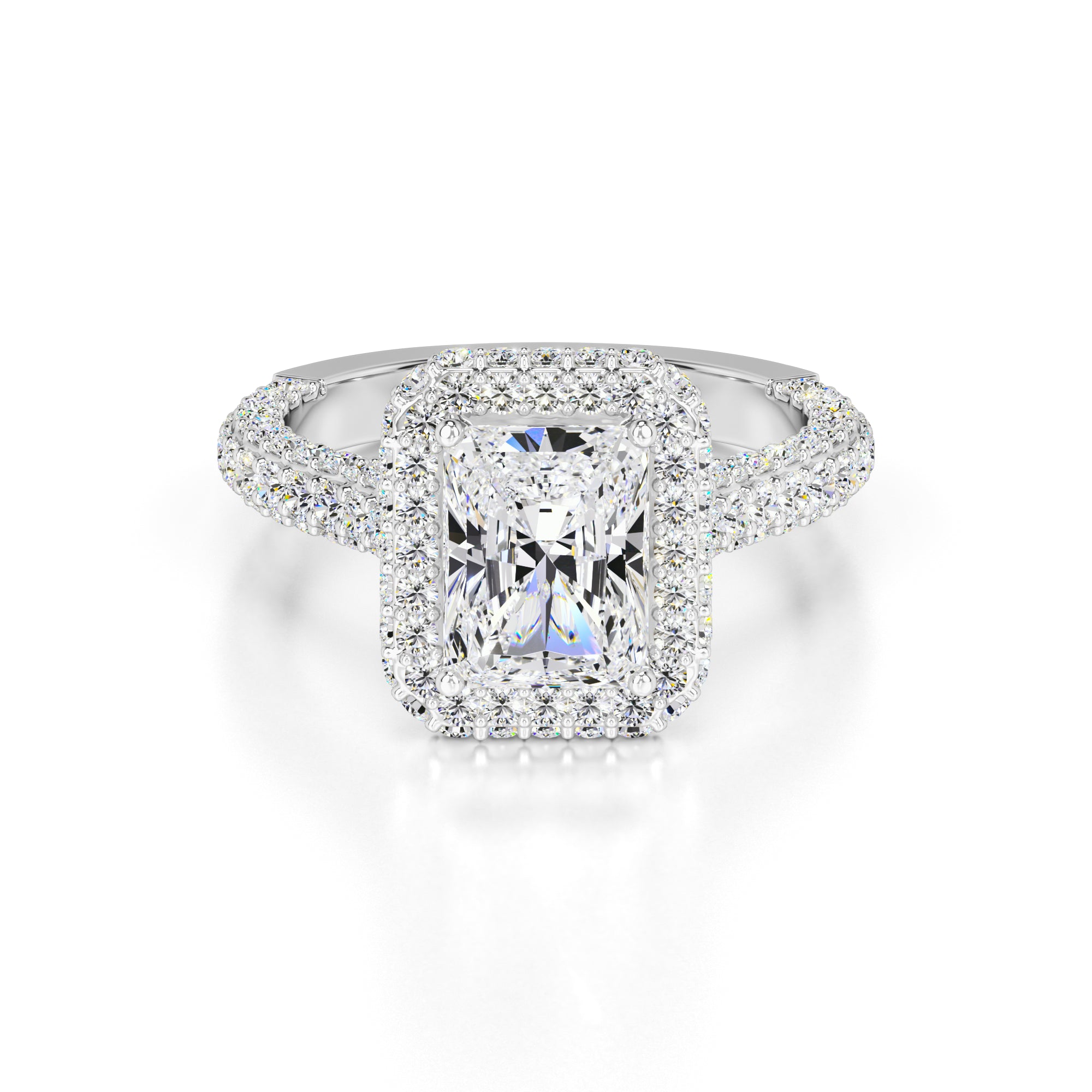 Leila Lab Grown Diamond Ring | White Gold | 1