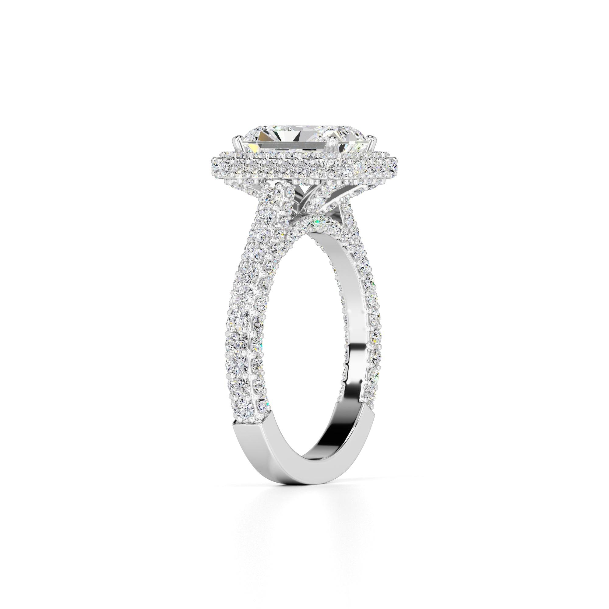 Leila Lab Grown Diamond Ring | White Gold | 3