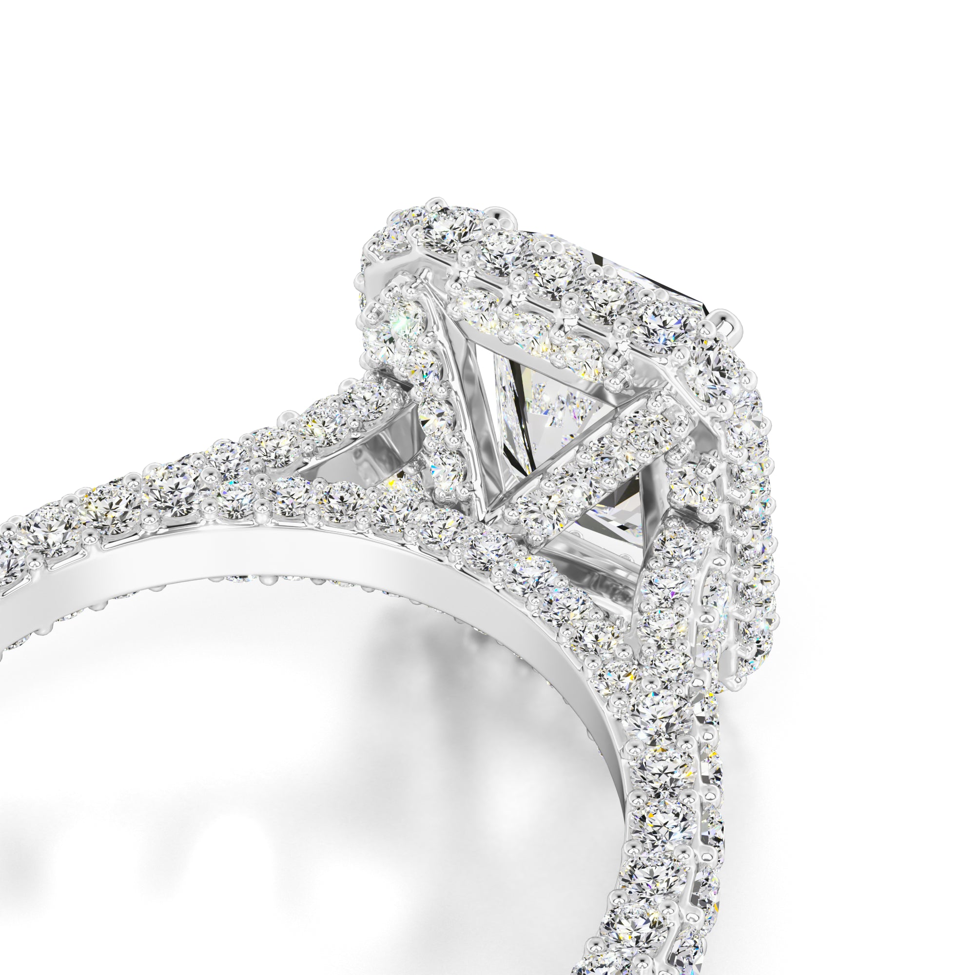 Leila Lab Grown Diamond Ring | White Gold | 2
