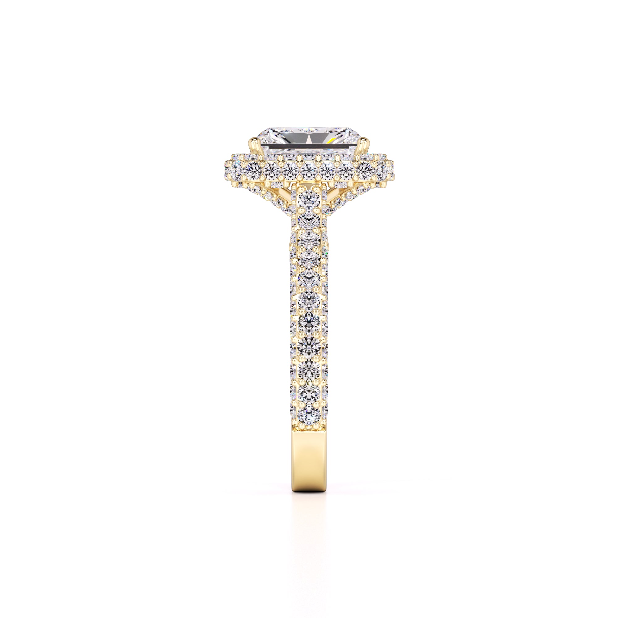 Leila Lab Grown Diamond Ring | Yellow Gold | 4