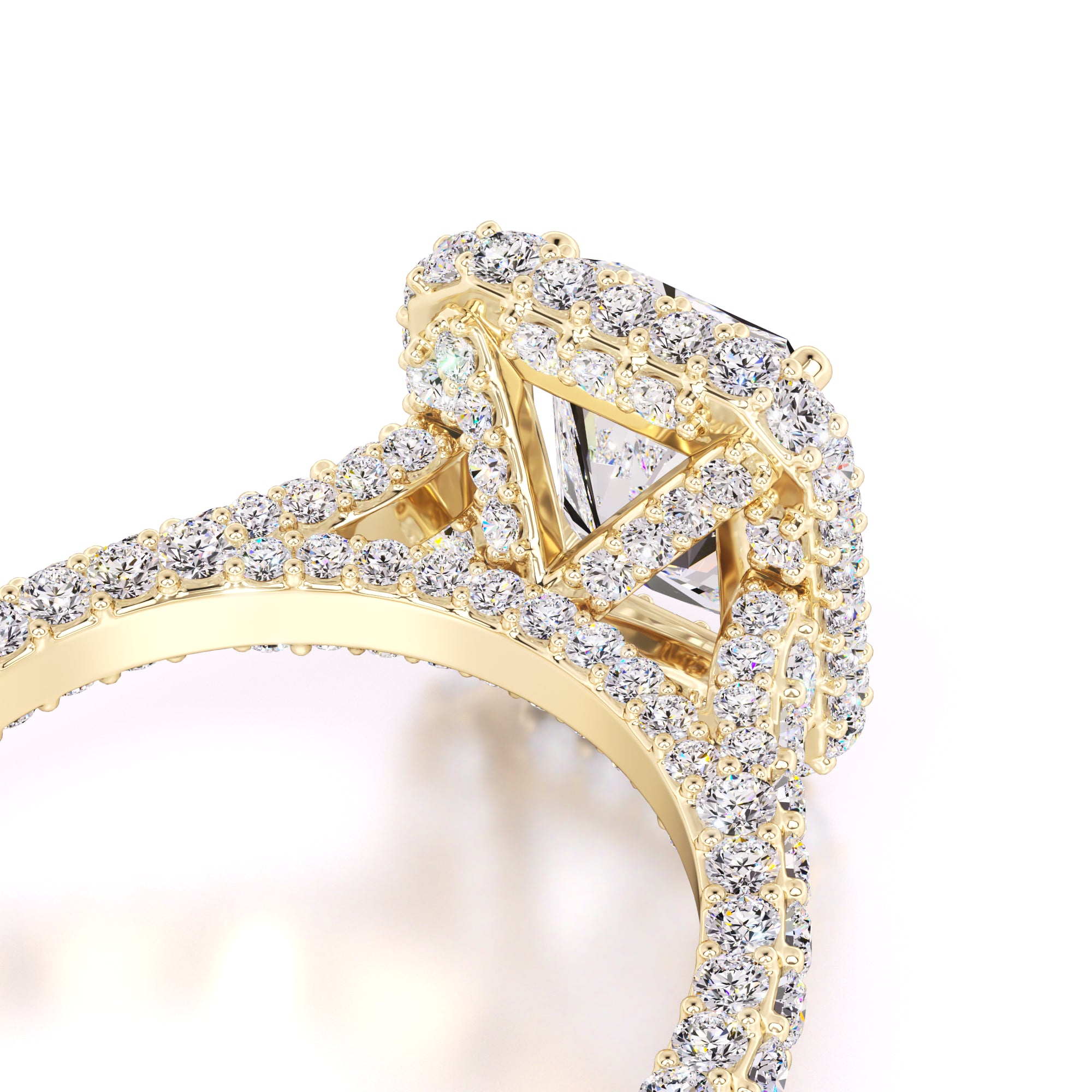 Leila Lab Grown Diamond Ring | Yellow Gold | 2