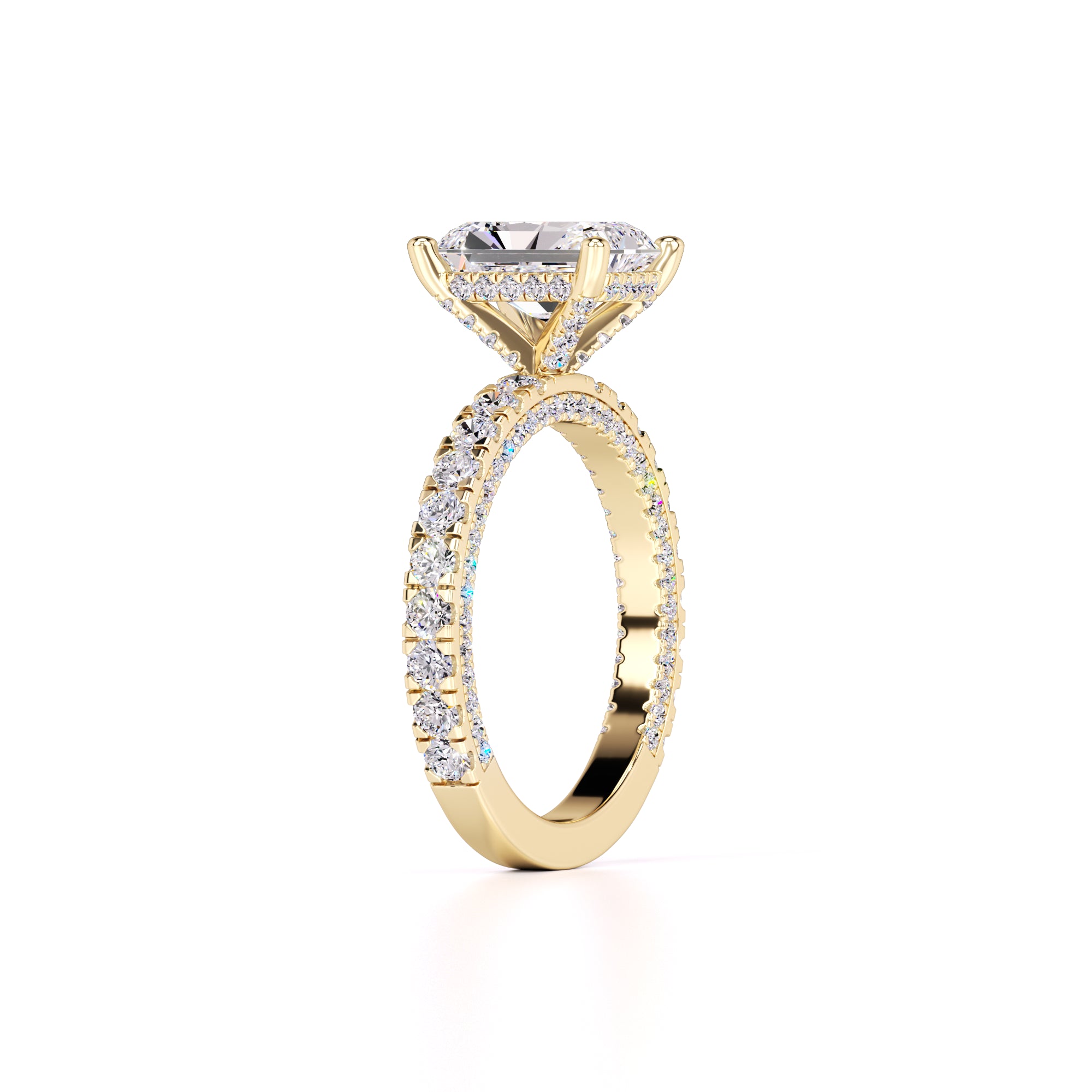 Sienna Lab Grown Diamond Ring | Yellow Gold | 3