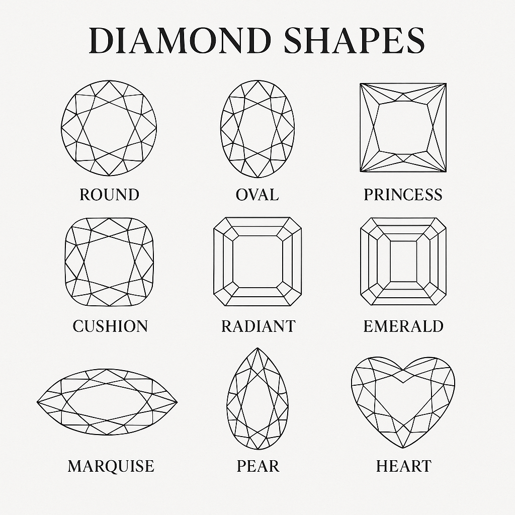 Diamond Shapes Guide: Find the Cut That Matches Your Style