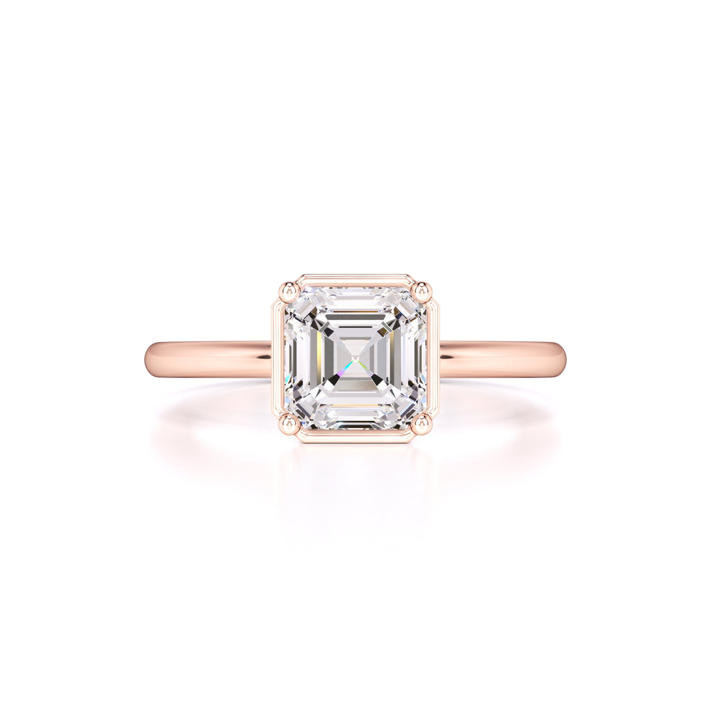 Nova Moissanite Ring | Rose Gold | 1