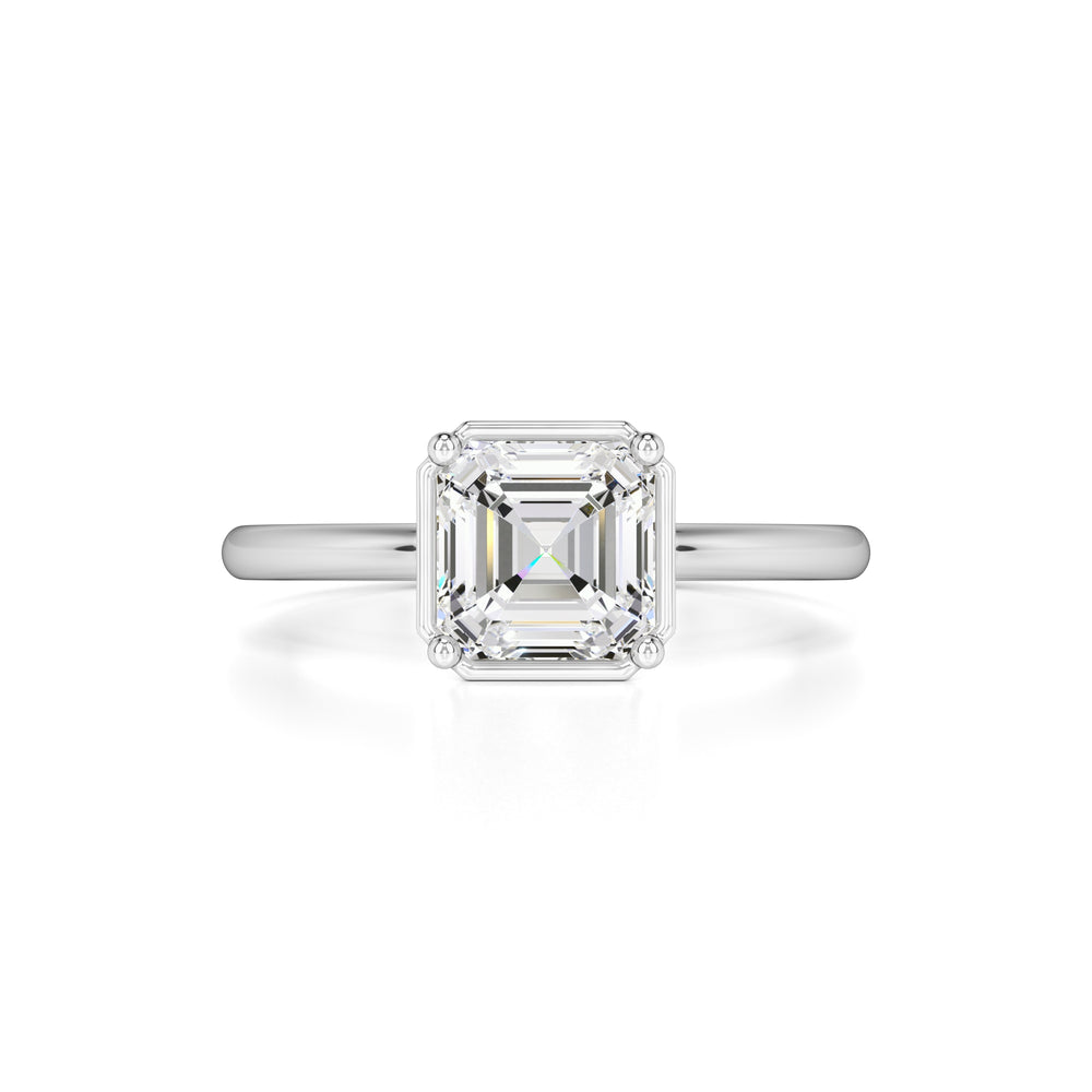Nova Moissanite Ring | White Gold | 1