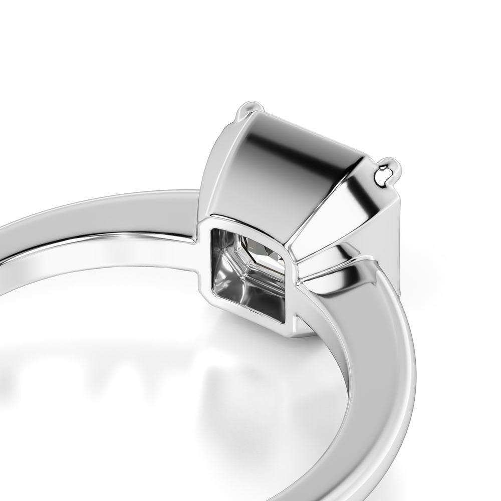 Nova Moissanite Ring | White Gold | 2