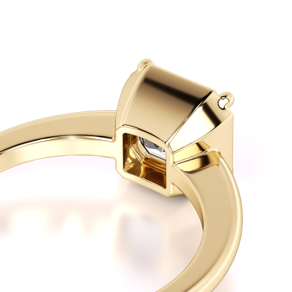 Nova Moissanite Ring | Yellow Gold | 2
