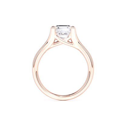 Lyric Moissanite Ring | Rose Gold | 4