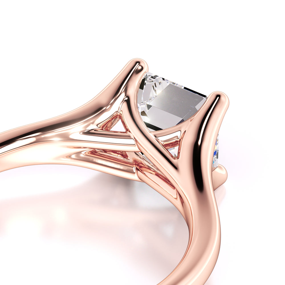 Lyric Lab Grown Diamond Ring | Rose Gold | 2