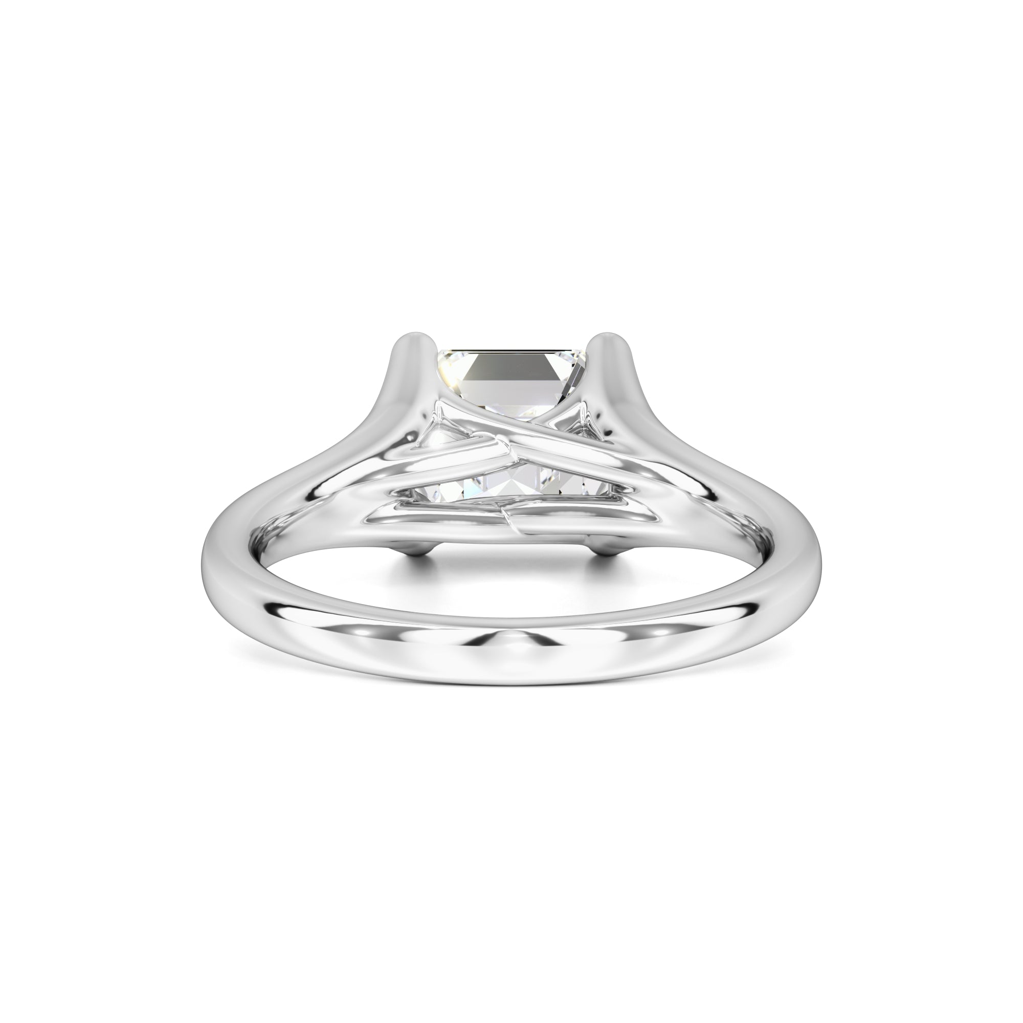Lyric Moissanite Ring | White Gold | 3