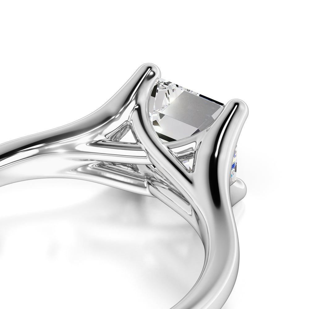 Lyric Moissanite Ring | White Gold | 2