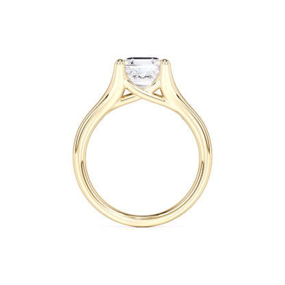 Lyric Moissanite Ring | Yellow Gold | 4