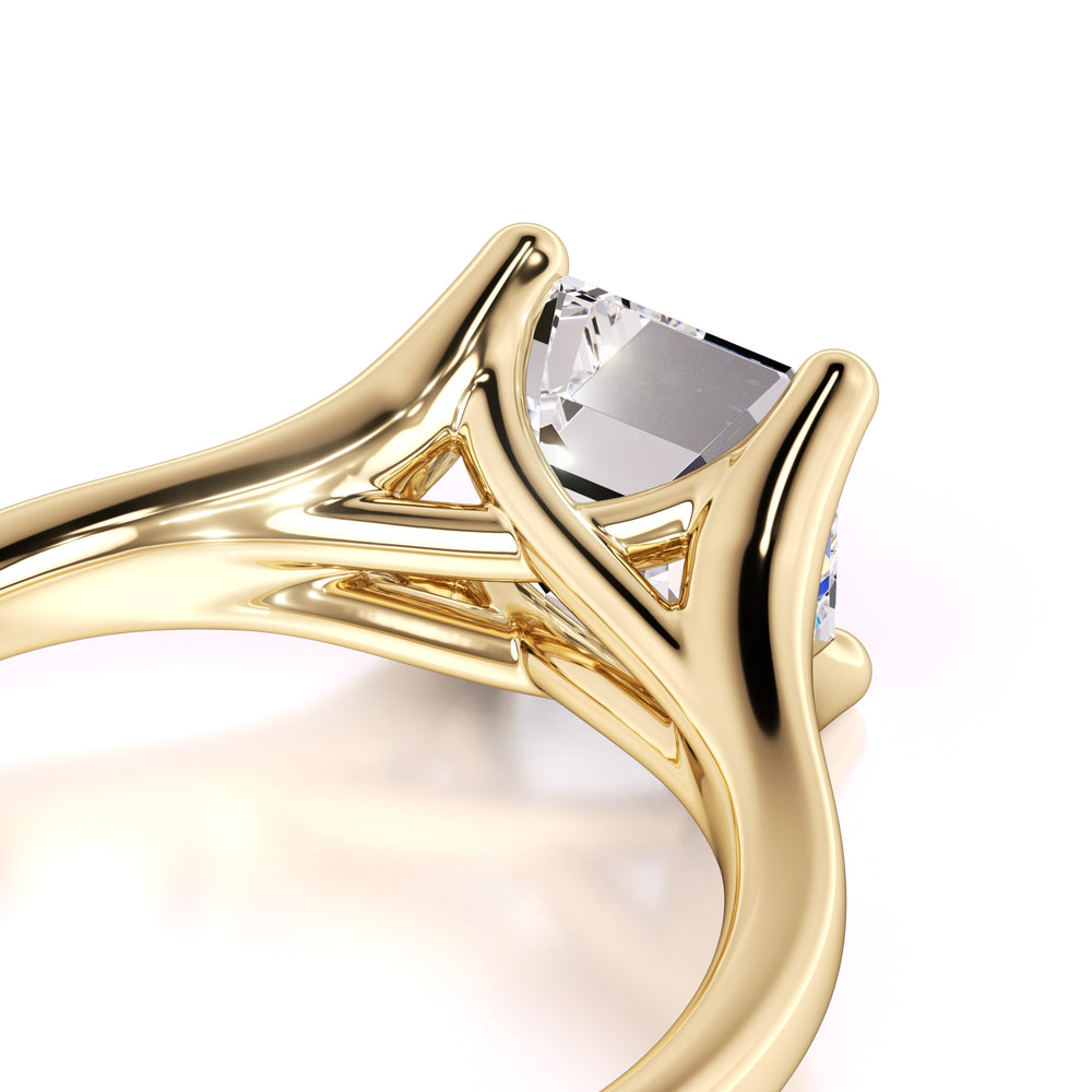 Lyric Lab Grown Diamond Ring | Yellow Gold | 2