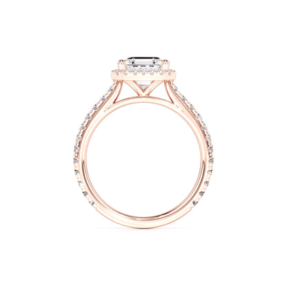 Jane Moissanite & Lab Grown Diamond Ring | Rose Gold | 4