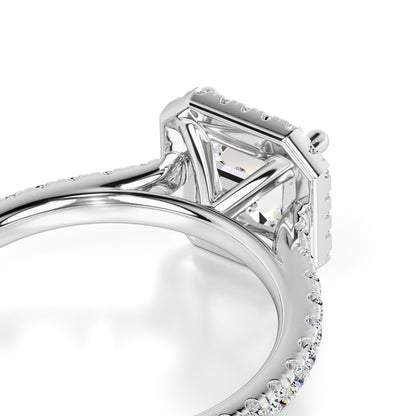 Jane Moissanite & Lab Grown Diamond Ring | White Gold | 2