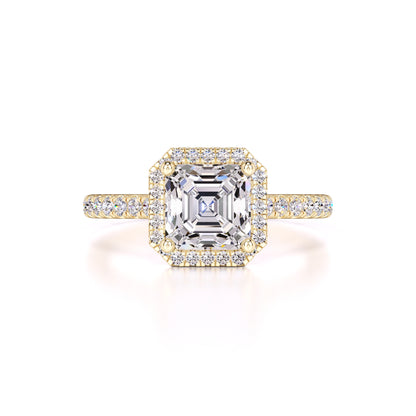 Jane Moissanite & Lab Grown Diamond Ring | Yellow Gold | 1