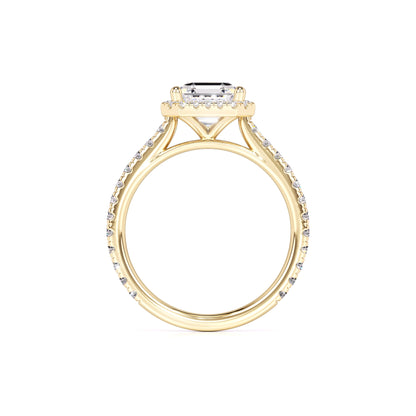 Jane Moissanite & Lab Grown Diamond Ring | Yellow Gold | 4