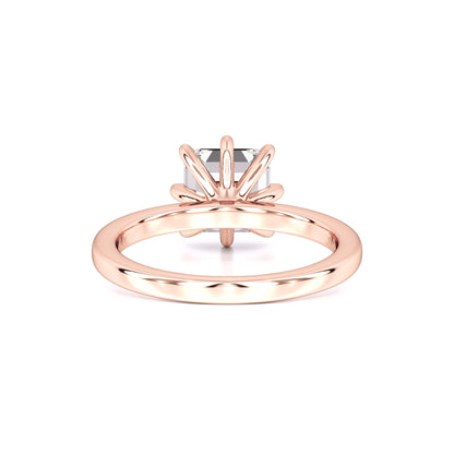 Blair Moissanite Ring | Rose Gold | 3
