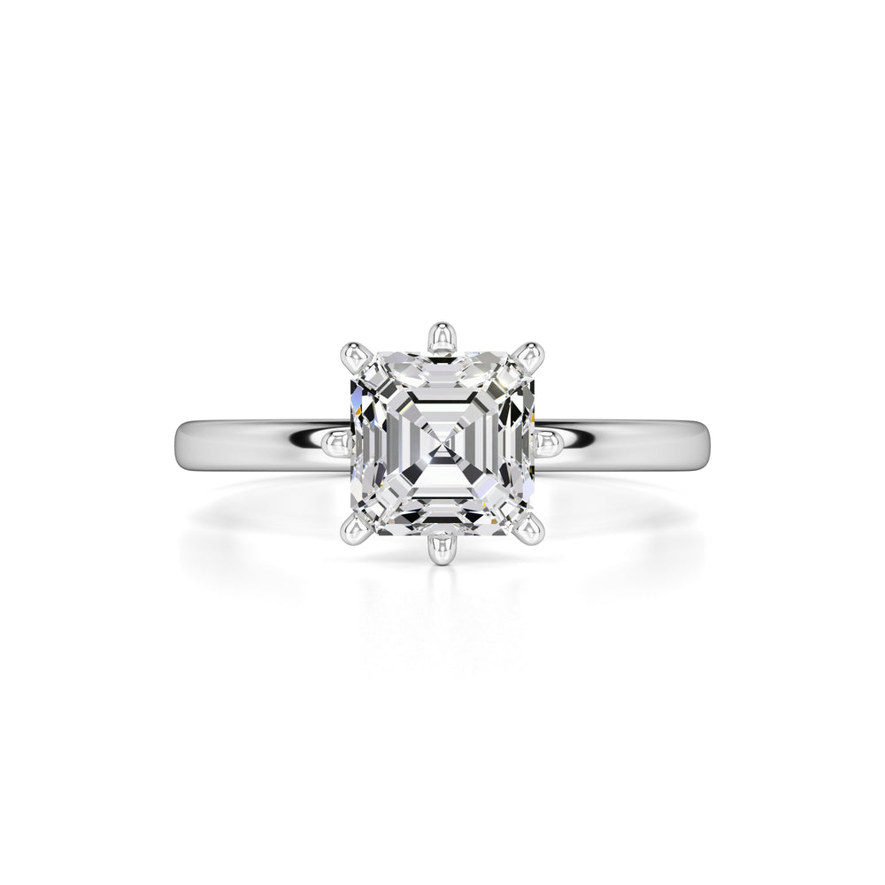 Blair Moissanite Ring | White Gold | 1