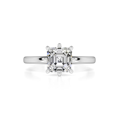 Blair Moissanite Ring | White Gold | 1