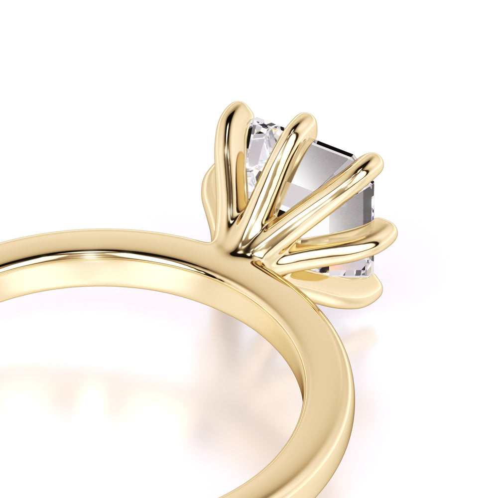 Blair Moissanite Ring | Yellow Gold | 2