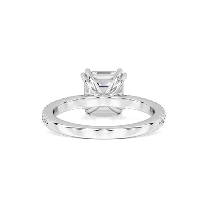 Marissa Moissanite & Lab Grown Diamond Ring | White Gold | 3