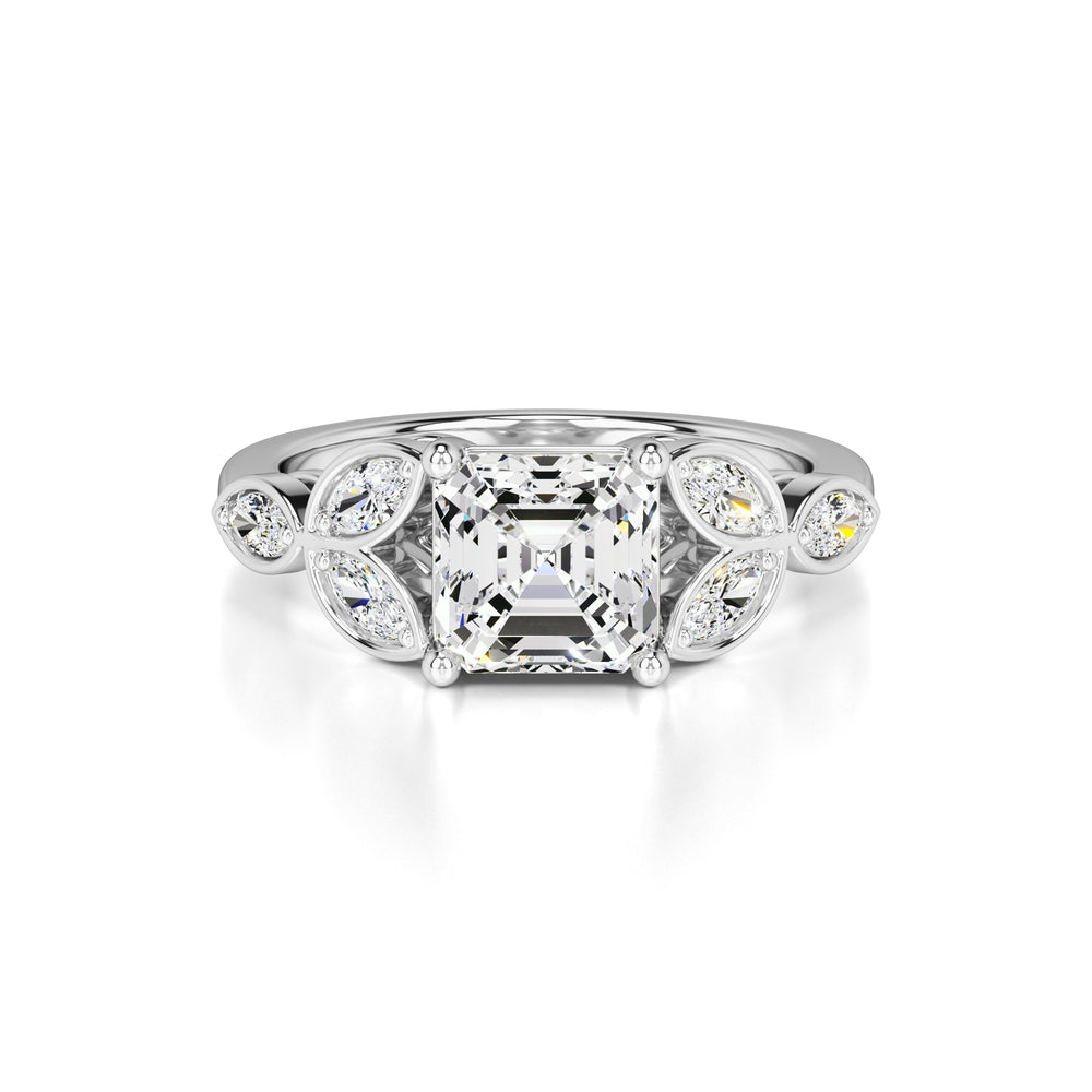 Madilyn Lab Grown Diamond Ring | White Gold | 1