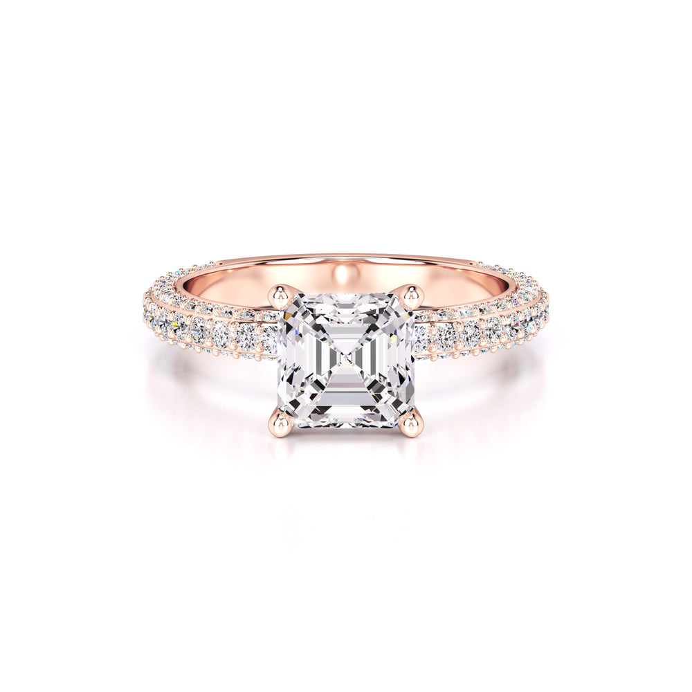 Elle Lab Grown Diamond Ring | Rose Gold | 1