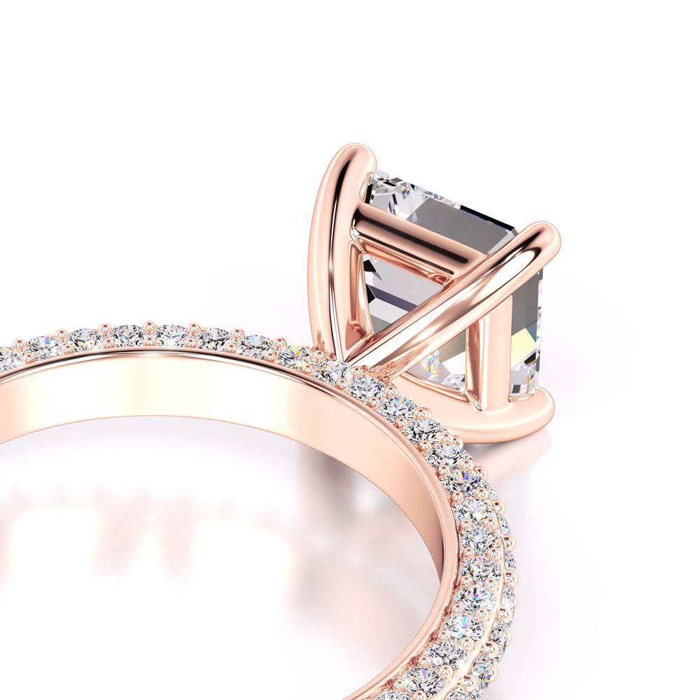 Elle Lab Grown Diamond Ring | Rose Gold | 2