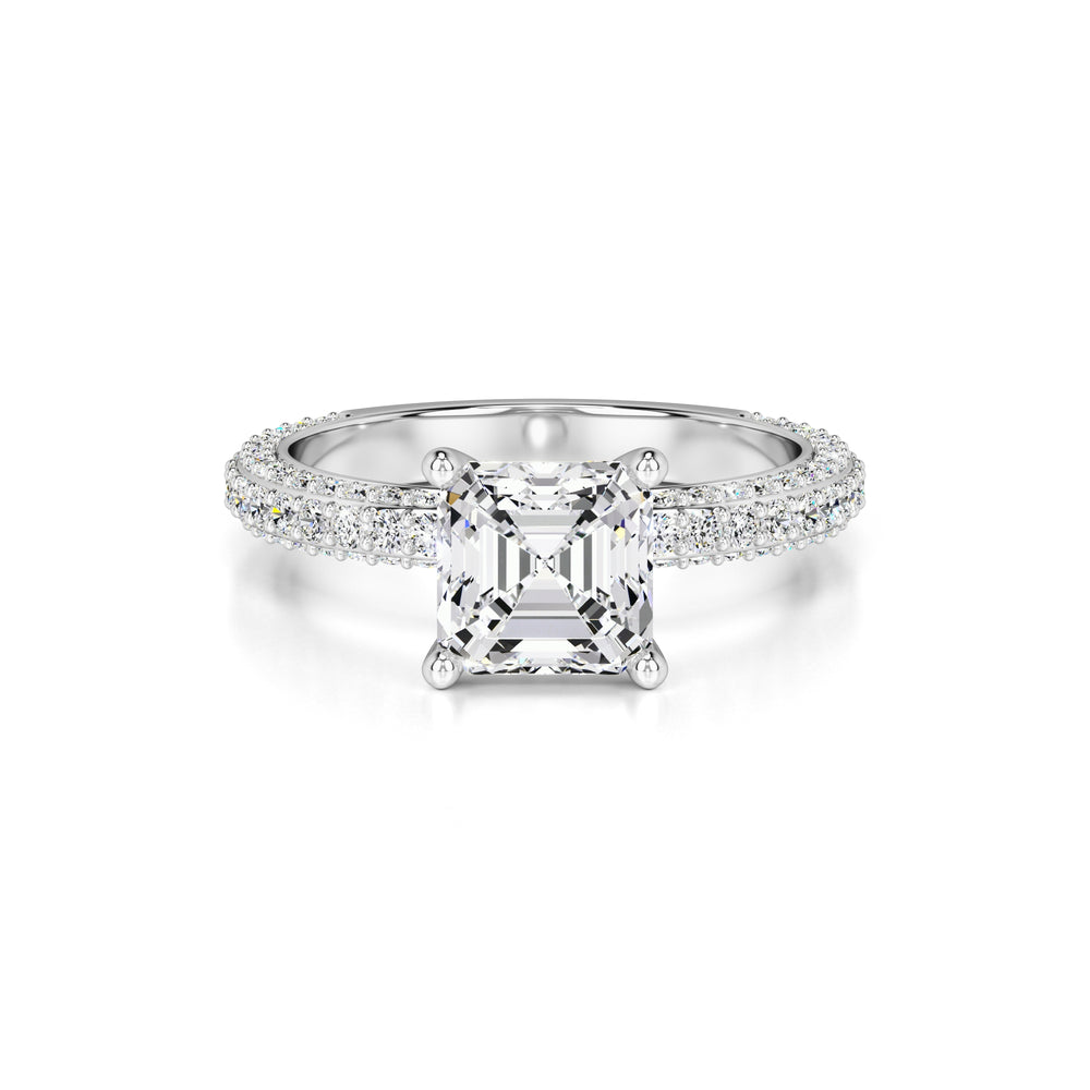 Elle Lab Grown Diamond Ring | White Gold | 1