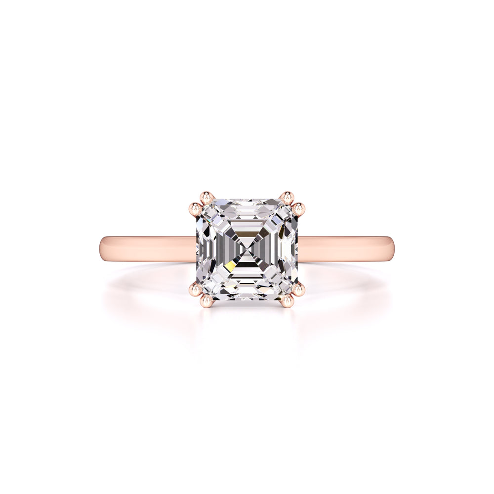 Zella Moissanite Ring | Rose Gold | 1