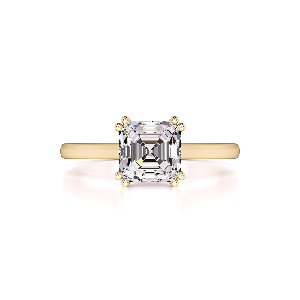 Zella Moissanite Ring | Yellow Gold | 1