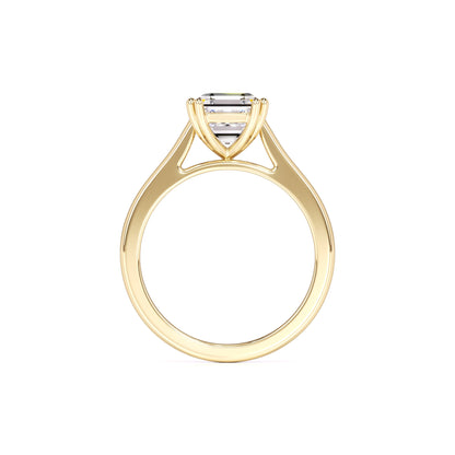 Zella Moissanite Ring | Yellow Gold | 4