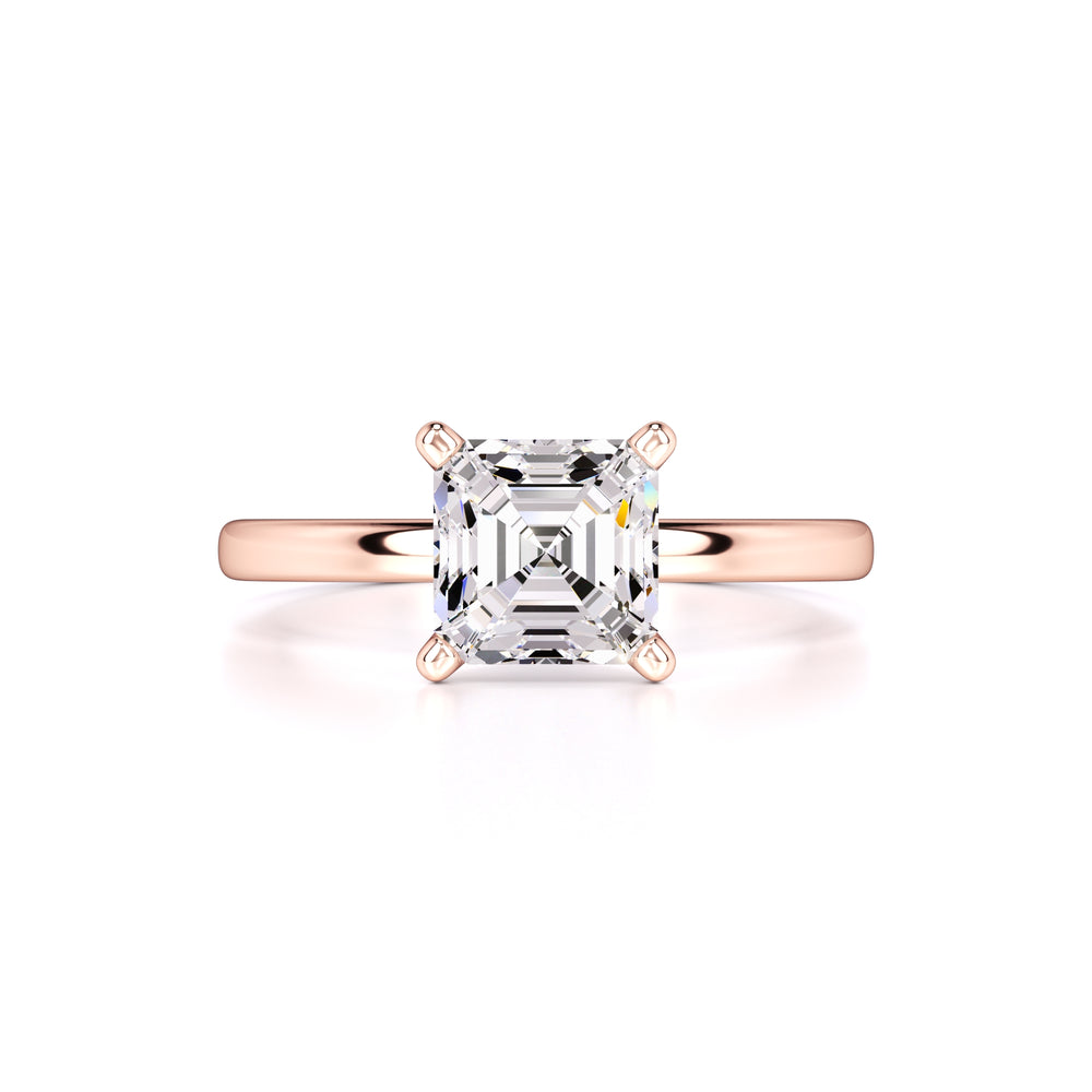 Chelsea Moissanite Ring | Rose Gold | 1