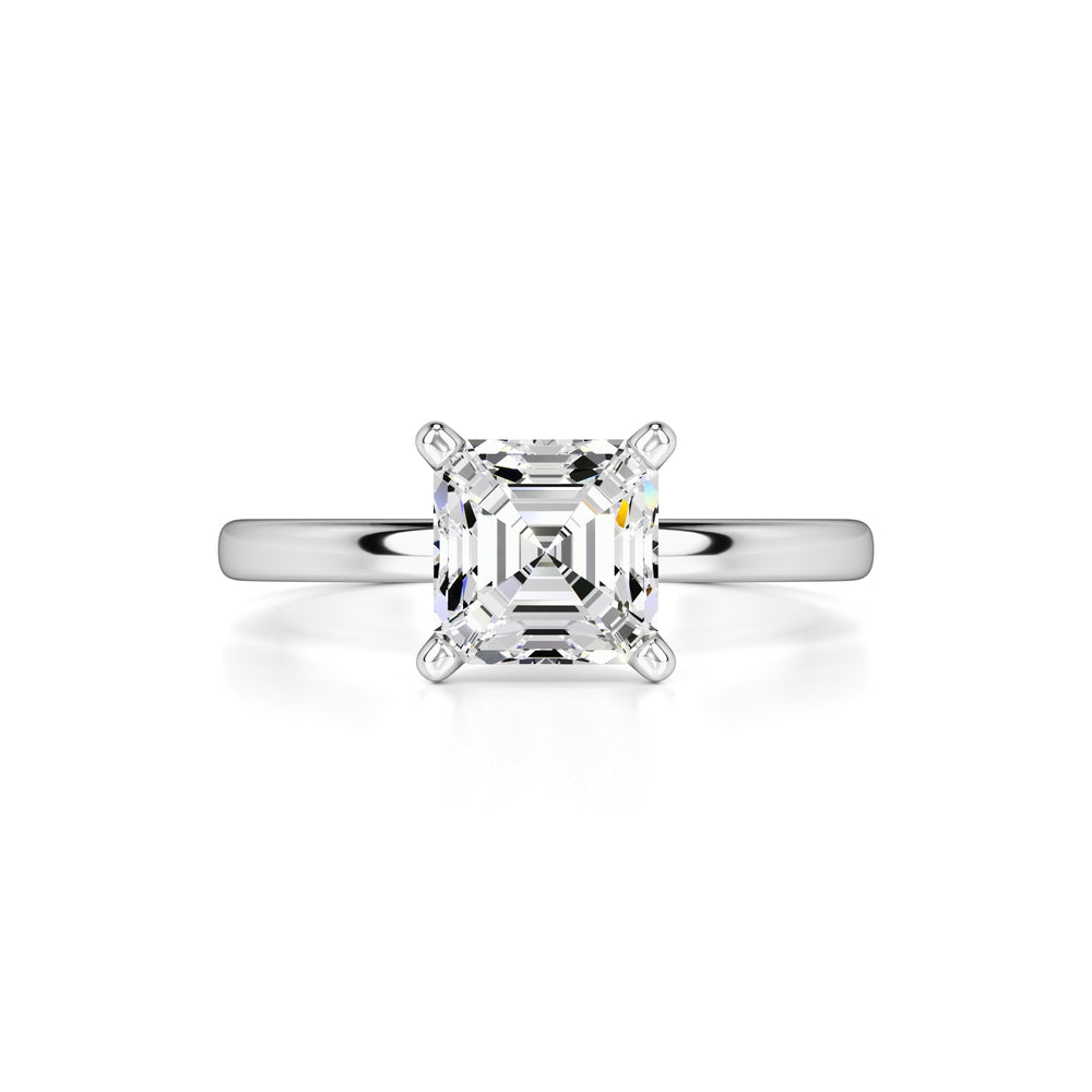 Chelsea Moissanite Ring | White Gold | 1