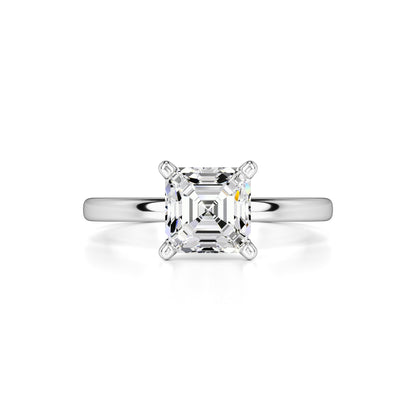 Chelsea Moissanite Ring | White Gold | 1