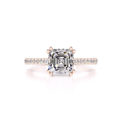 Karis Moissanite & Lab Grown Diamond Ring | Rose Gold | 1