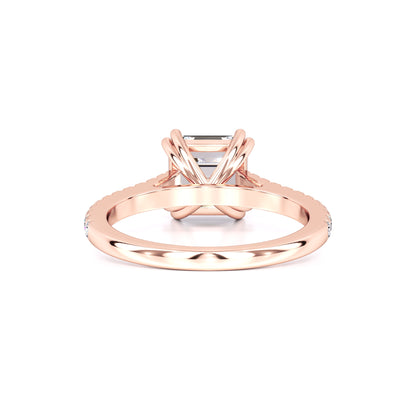 Karis Moissanite & Lab Grown Diamond Ring | Rose Gold | 3