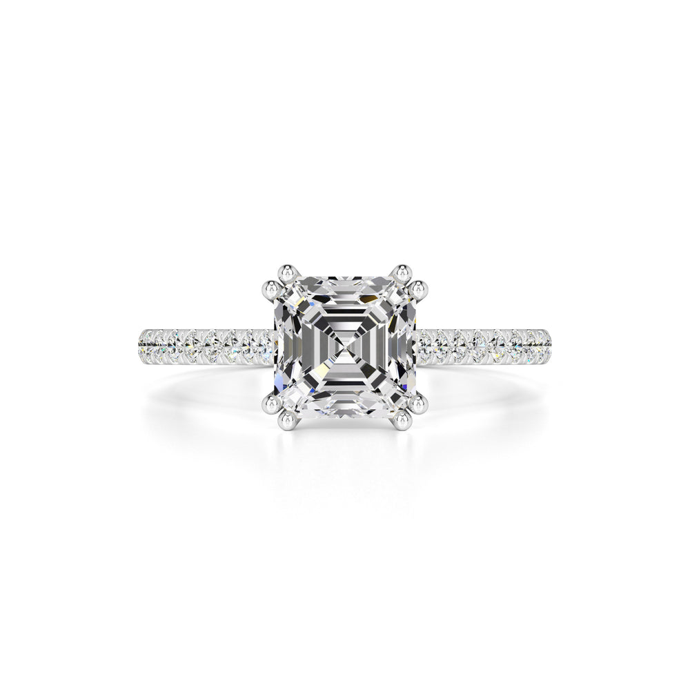Karis Moissanite & Lab Grown Diamond Ring | White Gold | 1