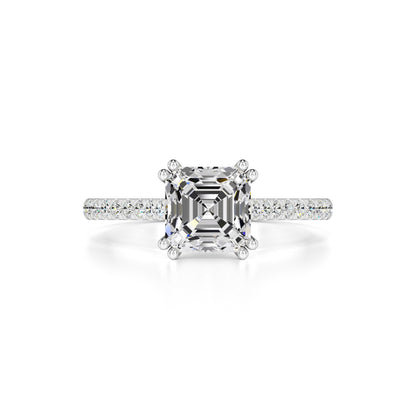 Karis Moissanite & Lab Grown Diamond Ring | White Gold | 1
