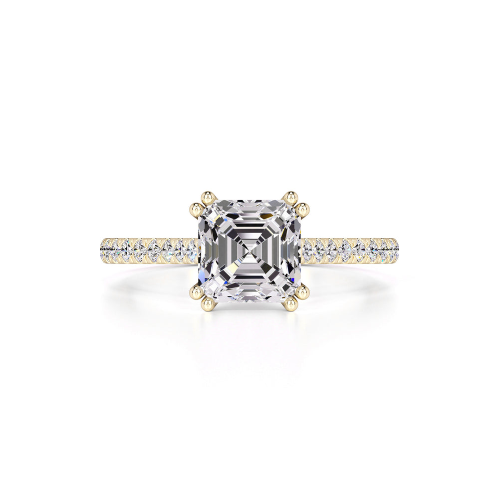 Karis Moissanite & Lab Grown Diamond Ring | Yellow Gold | 1