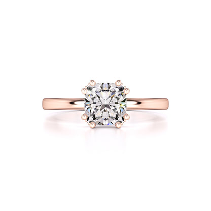 Holly Moissanite & Lab Grown Diamond Ring | Rose Gold | 1