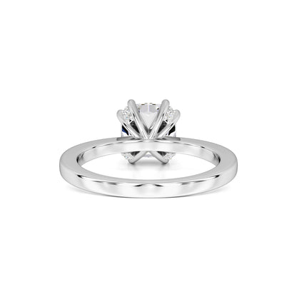 Holly Moissanite & Lab Grown Diamond Ring | White Gold | 3