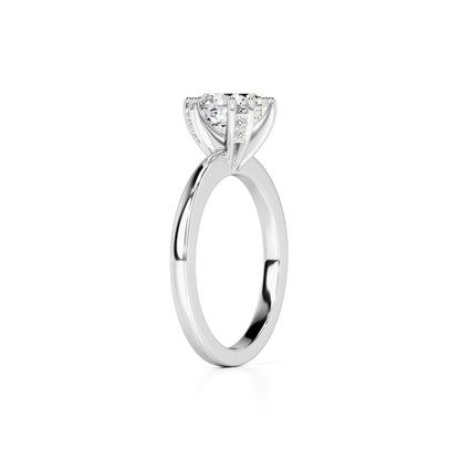 Holly Lab Grown Diamond Ring | White Gold | 3