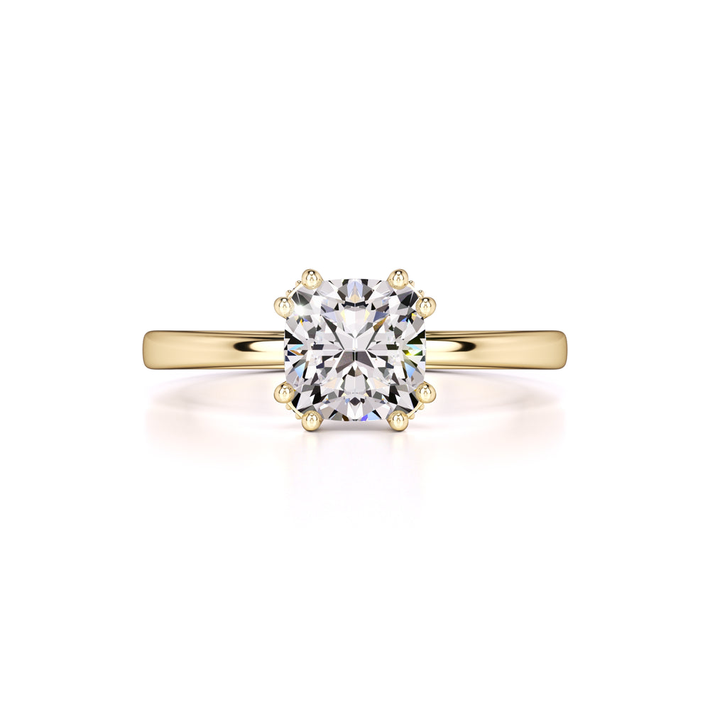 Holly Moissanite & Lab Grown Diamond Ring | Yellow Gold | 1