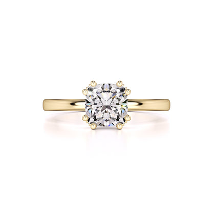 Holly Moissanite & Lab Grown Diamond Ring | Yellow Gold | 1
